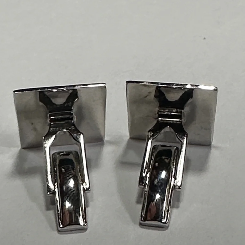 Raimond MCM Vintage Sterling Silver Stripped Cufflinks Set 10 grams